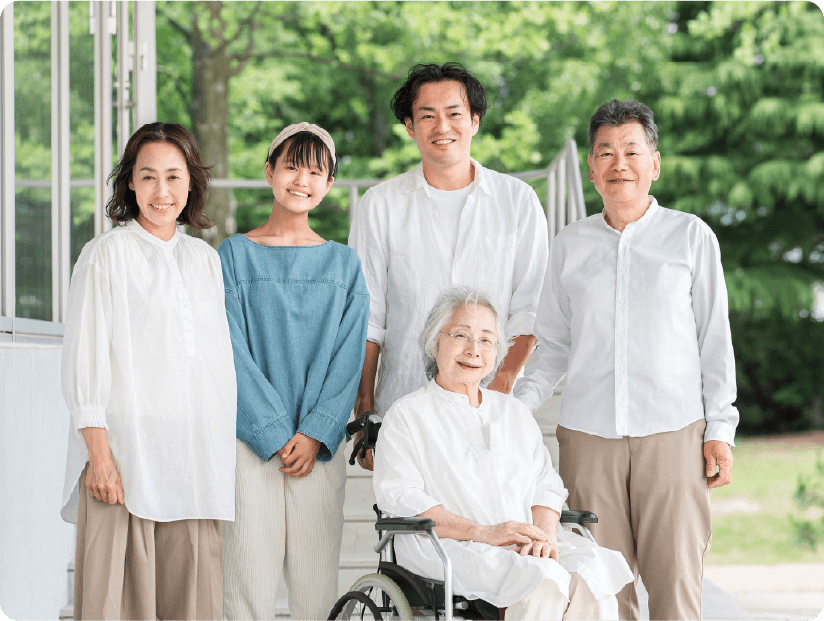 ご本人様・ご家族の方へのサポートの様子